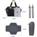 Axcone Sac   Langer Imperm able pour B b - Fourre-Tout Pratique avec Matelas   Langer et Porte T tine - Sac de Voyage Bandouli re Schwarz - Buy Online on GoSupps.com
