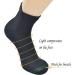 Yomandamor Men's Seamless Diabetic Compression Socks - 5 Pairs, Black, Size 10-13 - Buy Online on GoSupps.com