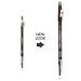 Ruby Kisses GoBrow Dark Brown Eyebrow Pencil | Longwear Wooden Pencil for Natural-Looking Brows - Buy Online on GoSupps.com