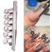 6Pcs/Set Russian C Curve Nail Pinching Tool Clips Pincher Accessories Acrylic Steel Nail Dropshiping Manicure - Buy Online on GoSupps.com