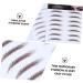 Outanaya Authentic Eyebrows 5pcs Eyebrow Stickers Shaping Brow Shaper Eyebrow Stencils Semi-permanent Transfer Stickers 6d 21x15cm Brown - Buy Online on GoSupps.com