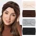 Atoden Wide Headbands for Women Non Slip 4 Packs Knotted Stretchy Head Bands for Women's Hair Turbans Elastic Sweat Hair Bands Cloth Headpiece Thick Headwraps African Hairbands Fashion Hair Accessories for Workout Yoga R...