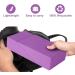 Violet Yoga Foam Wedge Blocks (Pair) - Supportive Wrist and Foot Wedges for Pilates, Balance, and Exercise - EVA Riser Block for Calf Raise and Stretching - Buy Online on GoSupps.com