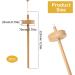 2Pcs Hand Carved Wooden Spindle Top Whorl Yarn Spinner | 12 Drop Spindle for Beginners & Experts - Buy Online on GoSupps.com