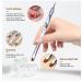 YIHUALE French Nail Brush - 2 Way Kolinsky Brush with Dotting Tool for Manicure Cuticle Clean Up - White and Black - Buy Online on GoSupps.com