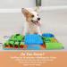 Vivifying Snuffle Mat for Dogs - Interactive Feeding Game for Mental Stimulation and Natural Foraging Skills | Slow Eating Mat in Blue/Green/Orange - Buy Online on GoSupps.com