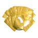 Lunamoon 50 pairs eye pads for eyelash extension eyelashes pads boat shape eye pads eyelashes Patches eyelash extension pad accessories under eye pads for eyelash extensions (mini golden)