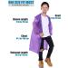 Makonus Kids Raincoat Pack of 2 - Reusable EVA Rain Poncho Jacket for Boys and Girls in Blue/Purple - Buy Online on GoSupps.com