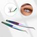 Buy Libeauty Eyelash Tweezers (2-Pack) | Premium PU Case for Eyelash Nail Art & Jewelry - Colorful & Durable - Buy Online on GoSupps.com