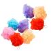 Lurrose 8pcs Mesh Pouf Shower Ball Bath Shower Sponge Loofahs for Home Bath