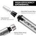 4 in 1 Nose Hair Trimmer for Men - Waterproof Ear & Eyebrow Clipper Travel-Friendly Battery-Powered Grooming Tool - Buy Online on GoSupps.com