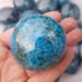 Natural Blue Apatite Palm Polished Quartz Crystal Collection Gemstone 1PC Reiki Stone ERTEYIN