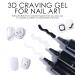 KYDA 2 Colors Solid Pudding Nail Gel Set - Clear & Black 3D Craving Gel for Nail Art Sculpting Drawing & Embossing - Buy Online on GoSupps.com