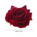 Lurrose 2 in 1 Large Rose Hairpin & Clip - Wine Red Flower Brooch for Women | Elegant Party Accessory - Buy Online on GoSupps.com