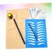 Didiseaon Microblading Blue Pencil Practice and & Ink Dark Eyebrow Pigment Pen Manual Eye D Kit Cup - Buy Online on GoSupps.com
