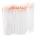 Mikinona 100pcs Disposable Eyeliner Brush Makeup Gadgets Eyeliner Brush Applicator Eyeliner Wands White Nylon
