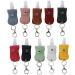 TEBI Portable 50ml Spray Bottle - Leak Proof & Refillable with Leather Keychain Holder - Black | Ideal for Travel & Daily Use - Buy Online on GoSupps.com