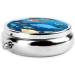 Shop Blue Underwater World Fish Portable Metal Pill Box | 3-Compartment Mini Organizer for Small Pills | Ideal Travel Accessory - Buy Online on GoSupps.com
