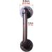 Stair Banister Cast Iron Handrails for Indoor Outdoor Against The Wall Elderly Kids Grab Bar Metal Heavy Duty Railing with Fixings (Size : 80m(31.5in)) - Buy Online on GoSupps.com