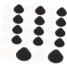 Uonlytech 56 Pairs Anti-Slip Glasses Covers & Frame Hooks - Silicone Ear Gripping Holders for Eyewear | Black & White | International Shipping - Buy Online on GoSupps.com