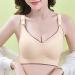 Routinfly Women's Comfort Push-Up Sports Bra - Stretch Underwear Cross Back Soft Bralette in Beige for Ultimate Wellbeing - Buy Online on GoSupps.com