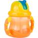 Nuby Two-Handle Flip N' Sip Straw Cup 8oz - Colors May Vary | BPA-Free Straw Sippy Cup - Buy Online on GoSupps.com