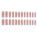 Tainrunse 1 Set False Nail Shining Easy Removal Full Cover High Gloss DIY French Glitter Heart Faux Long Press on Nail Nail Salon Women Gift DIY Nail Art Supplies 1 Set 1 count (Pack of 1)