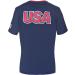 Arena USA Swimming National Team Unisex T-Shirt - Navy/Red (Medium) | Official Standard - Buy Online on GoSupps.com