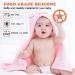 BPA Free Silicone Baby Teething Toy for 0-12 Months - Soft & Easy Grip Teething Ring to Soothe Gums (Light Red) - Buy Online on GoSupps.com
