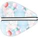 Buy Cute Elephant Bunny Flying Balloon Microfiber Hair Towel | Super Absorbent Coral Velvet Wrap for Long Curly & Thick Hair - Buy Online on GoSupps.com