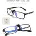 Flydo Blue Light Filter Clip-On Computer Glasses | UV Blocking Anti-Eye Strain Eyewear for Men & Women - Buy Online on GoSupps.com