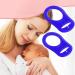 Silicone Dummy Clips Adapter - 2 Pcs Blue Silicone Button Ring Pacifier Clip Adapter - Buy Online on GoSupps.com