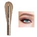Shimmer Eyeshadow Stick Metallic Creamy Eyeshadow Pencil Crayon Eye Brightener Highlight Makeup Waterproof Long Lasting Cream Eye Shadow (#04 COCOA)