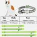 Taglory Reflective Cat Collar with Safety Clasp & Bell - 2-Pack Adjustable Collars (15-20cm) for Cats & Kittens - Green - Buy Online on GoSupps.com