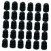 SUPVOX 50pcs Earphone Cover Headphones for Silicone Gauges for Ears Earphone Replacement Tips Earbuds Earbud Cover Replacement Earphone Tips Cap Accessories Invisible Black 1 Count (Pack of 1)