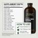 Herbal Connections Organic Black Seed Bitters 32 oz (64-Day Supply) 15 Herb Detox Tonic for Digestion Liver & Immune Support Vegan Sugar-Free Made in USA - Buy Online on GoSupps.com