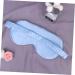 Silk Sleep Eye Mask | Adjustable Comfortable Blindfold for Sleeping & Travel | Blue | 1 Count - Buy Online on GoSupps.com