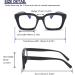 DXYXYO Blue Light Blocking Reading Glasses for Women 1.5 - 3 Pack Retro Fashion Oprah Style Square - Black+Leopard+Blue - Computer Readers - Buy Online on GoSupps.com