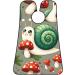 Augenstern Men's Shaving Apron - Snails & Mushrooms Pattern | Beard Bib for Easy Clean-Up - Buy Online on GoSupps.com