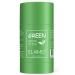 Green Mask Stick Green Purifying Clay Stick Mask Deep Cleansing Mask Oil Control Anti-Acne Mask Fine Solid Mask Green Tea Aubergine Blackhead Remover Face Mask Pores Shrink