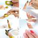 100 Pcs Gold Rectangle Nail Forms Self-Adhesive And Durable Nail Extension Molds Suitable For Uv Gel With Numbers Tips Form Guide for Nail Diy Enthusiasts And Learners - Buy Online on GoSupps.com