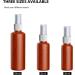 10x 50ml Portable Refillable Plastic Spray Bottles - Travel-Friendly Atomizers for Skincare Essential Oils & Perfumes (Brown) | Ideal for Outdoor Sports & Air Travel - Buy Online on GoSupps.com