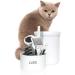 Catit Grooming Kit for Shorthaired Cats | 5-Piece Canister Set with Rubber Palm Brush, Nylon & Metal Slicker Brushes, Fine Comb, Curved Nail Clippers | White, Black, Grey | Short Hair - Buy Online on GoSupps.com