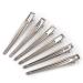 Minkissy 20pcs Styling Hair Clips Sectioning Clips Stainless Steel Salon Duckbill Clips Metal Alligator Hair Clips for Salon Barber Hairdressing Tool(Silver) - Buy Online on GoSupps.com