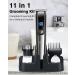 Beard Trimmer for Men - 5 in 1 Electric Razor Kit with LED Display Cordless Mustache & Body Grooming Rechargeable Aluminum Shaver - Buy Online on GoSupps.com