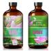 Lotus Essential Oil 16 Fl Oz and Lily Essential Oil 16 Fl Oz - Lotus & Lily Oil for Diffuser Aromatherapy Home Fragrance Skin & Hair Care DIY Candle & Soap Making Yoga