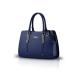 Nicole&Doris New Embossing Fashion Wild Travel Bags Girls School Bags Backpacks PU Leather Handbag Navy Blue