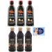 Set of 6 Monari Federzoni Test Packets 300g + Ponti 250g Glassa all'Aceto Balsamico di Modena, Ice Cream with Balsamic Vinegar of Modena I.G.P. + 1 x Felce Azzurra Talcum Powder 100g