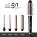 5 in 1 Curling Wand Set - Intelligent Interchangeable Design 4 Temperature Levels LCD Display Multifunctional Curly Hair Iron for All Hair Textures | Ceramic Coating - Buy Online on GoSupps.com