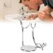 Premium Shaving Set - Manual Brush Soap Dish Electroplating Metal Razor Stand - International Shipping Available - Buy Online on GoSupps.com